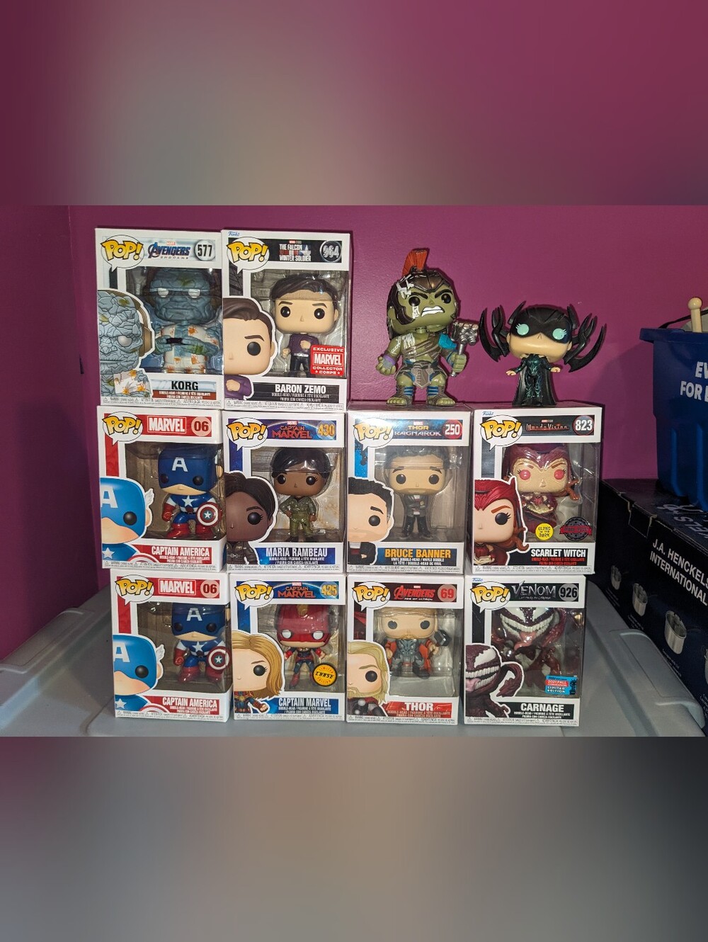 Funko Pop Marvel Lot